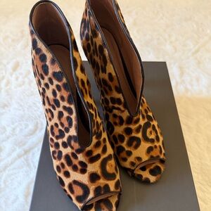 Rowen Leopard Print Heeled Boots